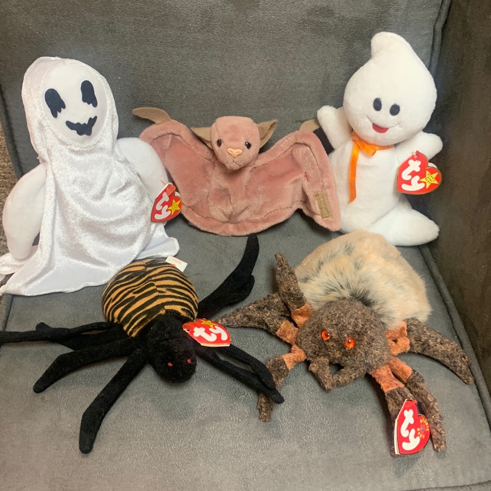 TY BEANIE BABY HALLOWEEN BUNDLE ALL GREAT CONDITION AND WITH TAGS